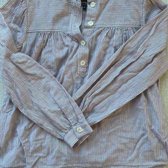 APC stripe cotton button blouse - Picture 5 of 5